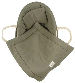 Zestaw do łóżeczka w kolorze khaki Forest Green – Malomi Kids