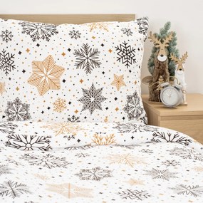 4Home Pościel mikroflanela Golden Frost, 140 x 220 cm, 70 x 90 cm