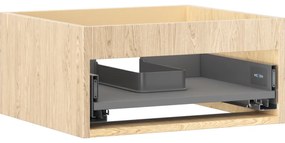 Mexen Box-A korpus szafki podumywalkowej 50 cm, 1 szuflada, dąb - 91AX0-0500-235-1-81