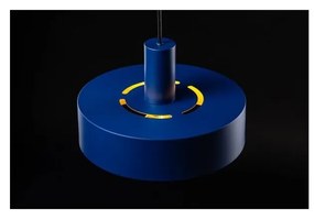 Ciemnoniebieska lampa wisząca z metalowym kloszem ø 30 cm Selvia II – GTV