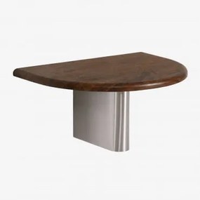 Pack 2 Wiszących Szafek Nocnych 40x30 Cm Mayeli Brązowy Marmur - Sklum