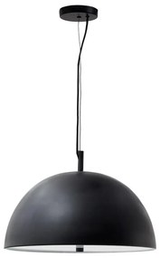 Czarna lampa wisząca z metalowym kloszem ø 39,5 cm Catlar – Kave Home
