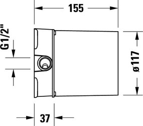 Korpus podtynkowy Duravit