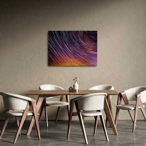 Obraz rozmytych gwiazd na niebie (70x50 cm)