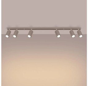 Brilagi - Oświetlenie punktowe CRESTO 6xGU10/10W/230V taupe