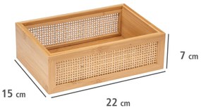 Taca na kosmetki ALLEGRE BAMBOO, 22 x 7 x 15 cm, WENKO