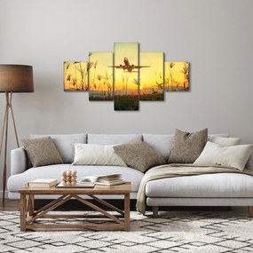 Obraz startującego samolotu (125x70 cm)