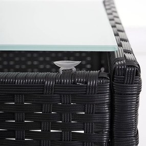 Zestaw ogrodowy Hamar (4 elementy),  antracyt, poduszki antracytowe