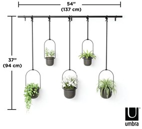 Plastikowa osłonka na doniczkę 5 szt. na zioła/wisząca i ścienna ø 7,5 cm Triflora – Umbra