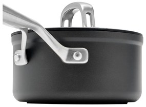 Garnek aluminiowy z pokrywką/z nieprzywierającą powierzchnią odpowiedni na indukcję 1,3 l Meda 3.0 – FABINI