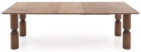 ELTON stół rozkładany 200-300x101x76 cm jasny orzech mieści 8-10 osób