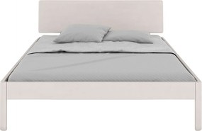 Łóżko bukowe Visby AMMER / 140x200 cm, kolor biały