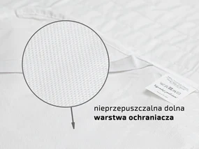 Nieprzemakalny ochraniacz na materac PIKOWANY 160 x 200 cm