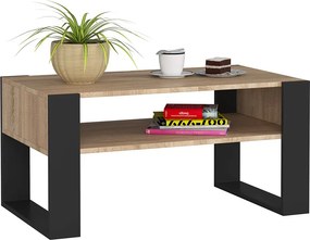 Stolik Kawowy W Minimalistycznym Stylu Dąb Sonoma+Czarny R0-G33