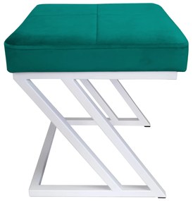 Pufa ZETA LOFT taboret podnóżek podstawa biała MG20