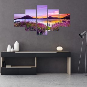 Obraz jeziora (125x70 cm)