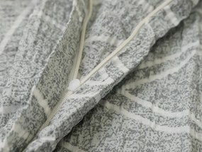 PrzytulneMieszkanie.pl PrzytulneMieszkanie.pl Kora Pościel z bawełny renforcé GRAY STRIPES szare Rozmiar pościeli: 70 x 90 cm | 140 x 200 cm