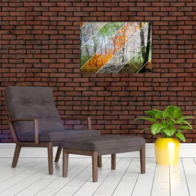 Obraz - Zmieniające się pory roku (70x50 cm)