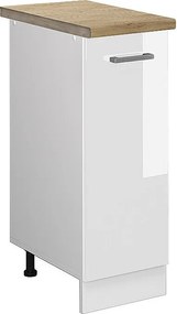 Szafka apteczna biały wysoki połysk 30x60x81.6 r-line