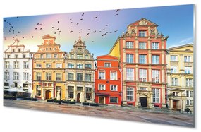 Panel Szklany Gdańsk Stare miasto budynki