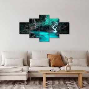 Obraz - Turkusowe jezioro (125x70 cm)