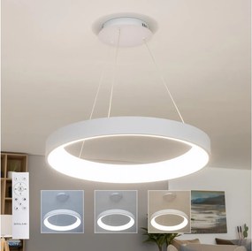 Brilagi - ściemnialna lampa wisząca na lince FALCON II LED/99W/230V śr. 60 cm biała + pilot