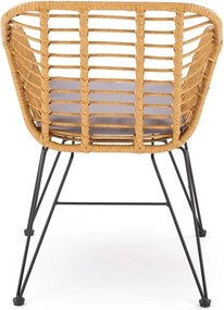 Technorattanowe krzesło ogrodowe K541 Halmar