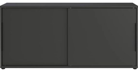 Antracytowa szafka z drzwiami przesuwnymi 160x74 cm Mailand – Germania