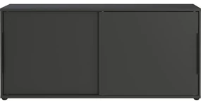 Antracytowa szafka z drzwiami przesuwnymi 160x74 cm Mailand – Germania