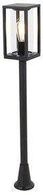 Zewnetrzna Industrialna lampa podłogowa zewnętrzna czarna 100 cm IP44 - CharloisDesignerski Oswietlenie zewnetrzne