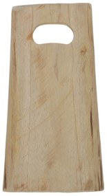 Taca dekoracyjna z drewna tekowego, 42x26x3 cm, deska do krojenia, 2w1