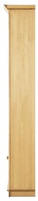 Regał z litego drewna sosnowego w naturalnym kolorze 74x223x37 cm Anita – Støraa