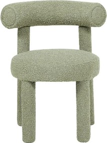 Krzesło 62x80x58 cm zielone Leith LET77DS