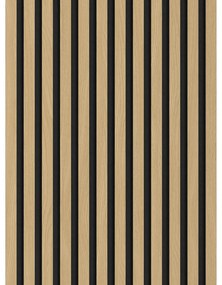 Mexen Lam-F lamele ścienne akustyczne 275 x 30 cm, filc 8 mm, fornir techniczny, Dąb Złocisty - S105-275307-3015-003
