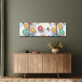 Obraz - Kolorowa łąka (170x50 cm)