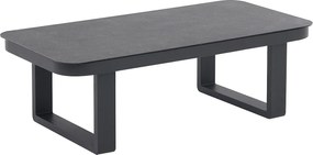 Stolik kawowy ogrodowy z aluminium - Czarny - HELYSI od MYLIA