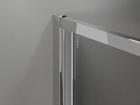 Mexen Exo drzwi prysznicowe składane 100 cm, transparent, chrom - 816-100-000-01-00