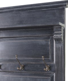 Garderoba Bradford do przedpokoju 79x45x210 old black &amp; natural