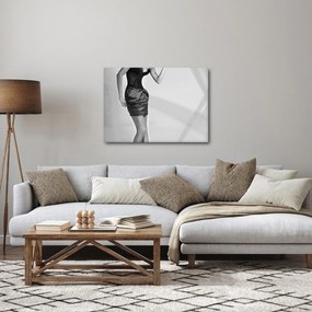 Obraz - Kobieta w krótkiej sukience (70x50 cm)
