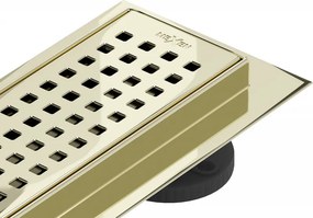 Mexen Flat M08 odpływ liniowy 50 cm, złoty - 1525050-15