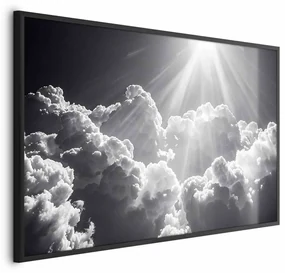 Plakat Nadzieja w chmurach 90x60 cm z ramą czarną bez marginesu ARTGEIST B
