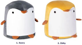 Żółta pufa dziecięca pingwin H1-N08
