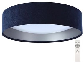 LED 24W SMART GALAXY stropní stmívatelné svítidlo modré/stříbrné + DO