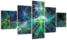 Obraz - Abstrakcyjne kształty geometryczne (125x70 cm)