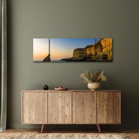 Obraz - klif morski (170x50 cm)