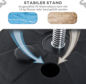 HOMCOM Zestaw bokserski z regulowanym workiem treningowym, w zestawie rękawice, 126-144cm, Czerwony