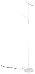 Biała lampa stojąca LED (wysokość 178 cm) Specter – Reality