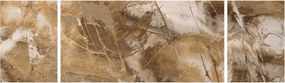 Obraz - Brązowa abstrakcja (170x50 cm)