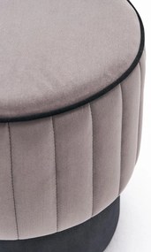 Taboret Rose Pouf Grey