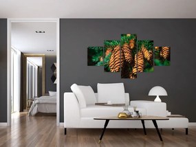 Obraz szyszek (125x70 cm)